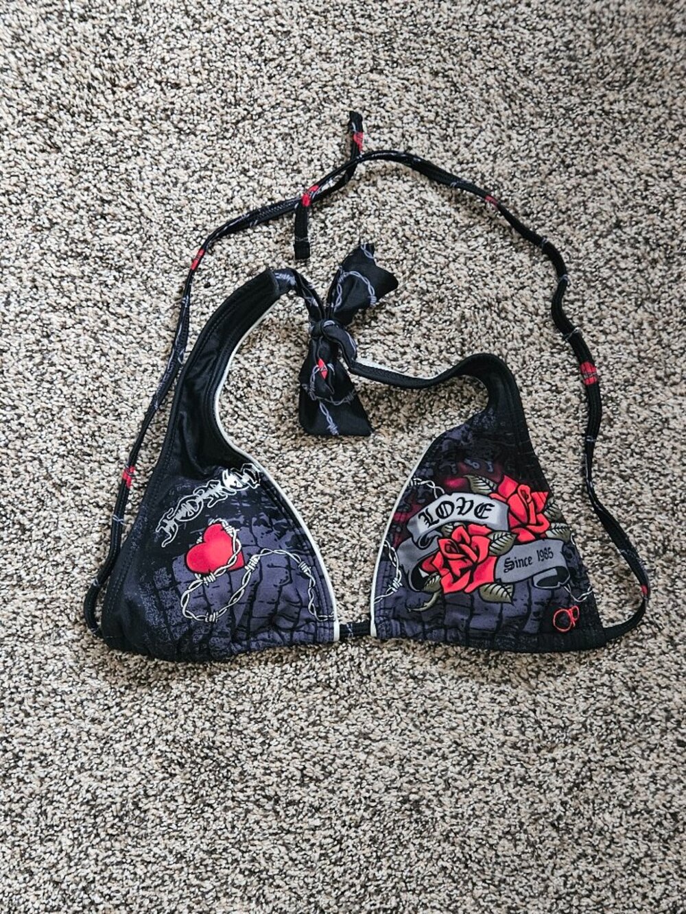 OP bikini top, size S